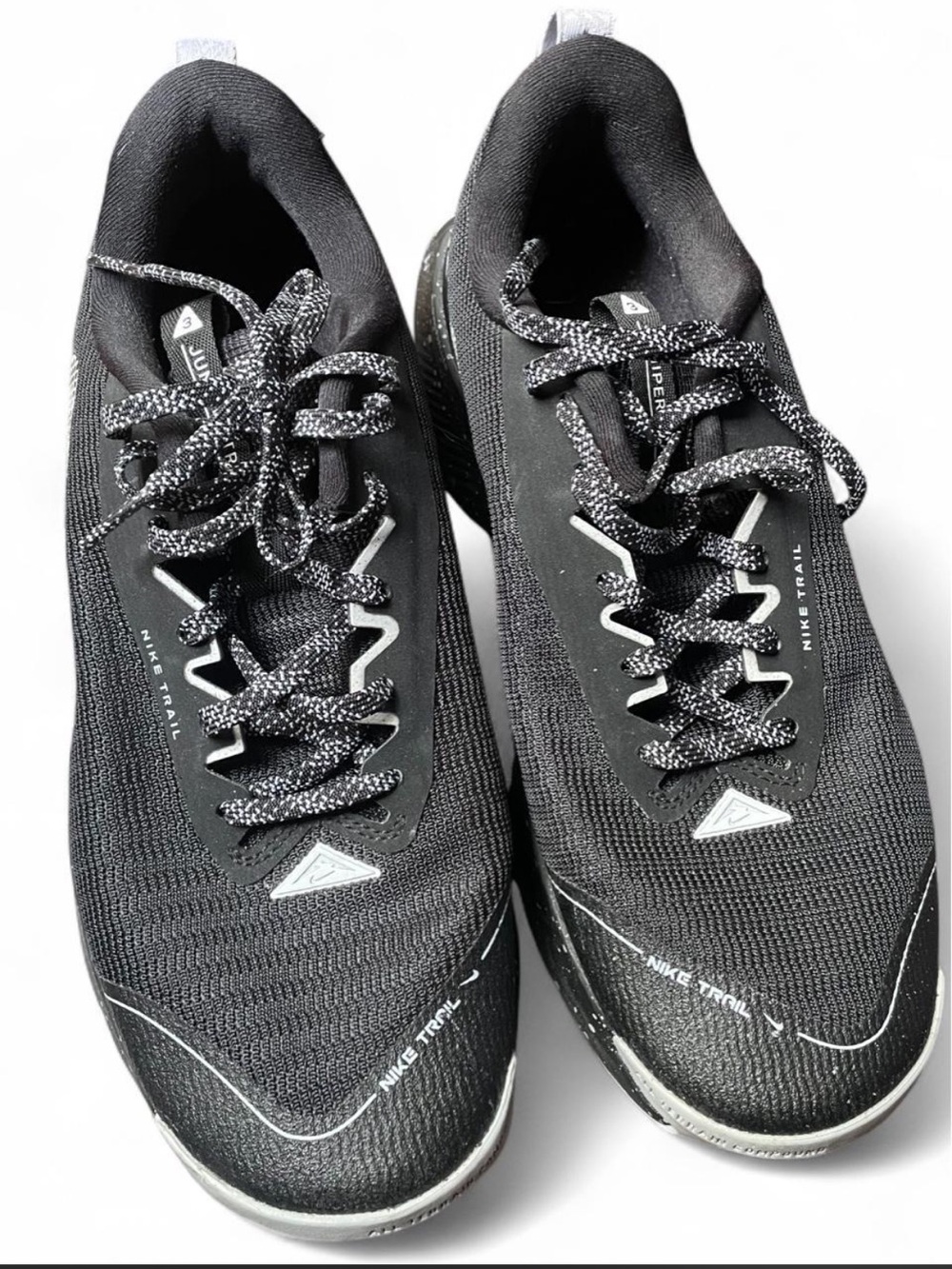 Nike Black Trail Running Shoes with Reflective Accents